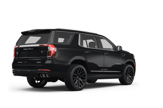 GMC Yukon  - Back view GMC Yukon  - Back view